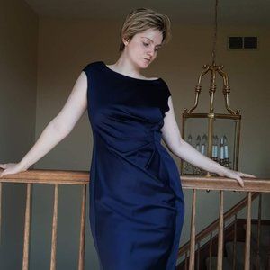 LAUREN Ralph Lauren Evening Dress Navy 14